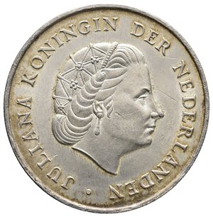 reverse: ANTILLE OLANDESI - 2,5 Gulden argento 1964