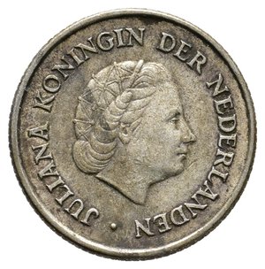 reverse: ANTILLE OLANDESI - 1/4 Gulden argento 1963