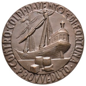 reverse: Medaglia Cassa Centrale di Risparmio - Centenario Fondazione 1961 - diam.38 mm