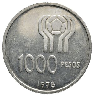 obverse: ARGENTINA - 1000 Pesos argento  1978