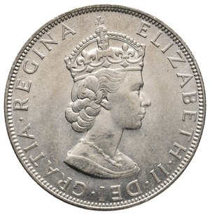 reverse: BERMUDA - 1 Crown argento 1964