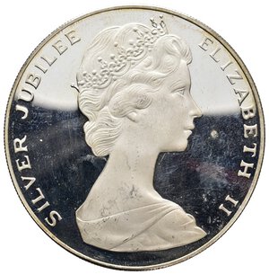 reverse: BERMUDA - 25 Pence argento 1977 PROOF