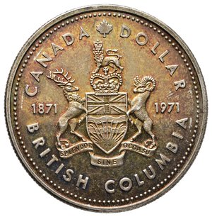 obverse: CANADA  -  1 Dollar argento 1971