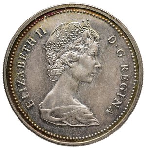 reverse: CANADA  -  1 Dollar argento 1971
