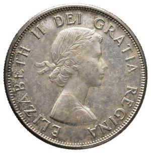 reverse: CANADA  - 50 Cents argento 1957