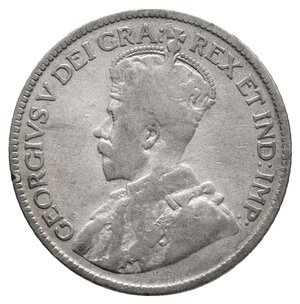 reverse: CANADA  - George V - 20 Cents argento 1929