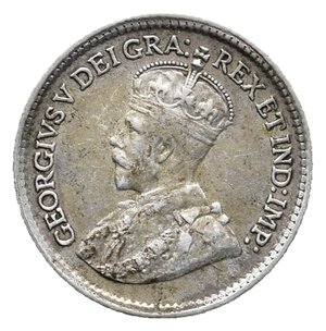 reverse: CANADA  - George V - 5 Cents argento 1920