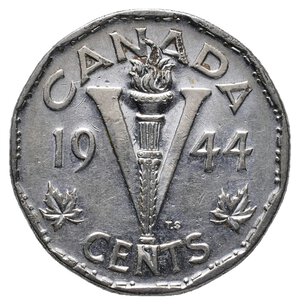obverse: CANADA  - George VI - 5 Cents 1944