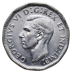 reverse: CANADA  - George VI - 5 Cents 1945