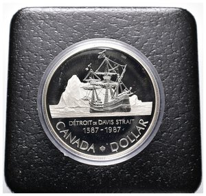 obverse: CANADA  - Dollaro argento 1987
