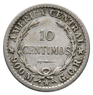 obverse: COSTA RICA - 10 Centimos argento 1914