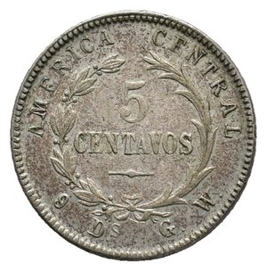 obverse: COSTA RICA - 5 Centavos argento 1887