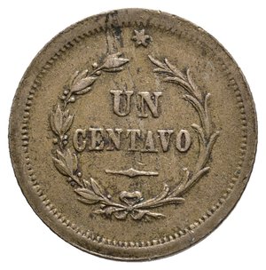 obverse: COSTA RICA - 1 Centavo 1874