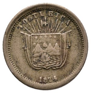 reverse: COSTA RICA - 1 Centavo 1874
