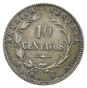 obverse: COSTA RICA - 10 Centavos argento 1887