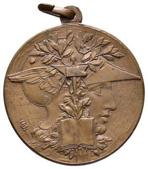 obverse: Medaglia 50° anniv. Regio istituto industriale Bergamo 1936 - diam.32 mm