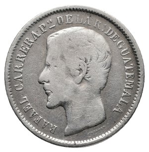reverse: GUATEMALA - 1 Real argento 1865
