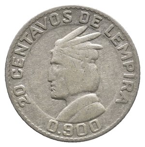obverse: HONDURAS - 20 Centavos argento 1951