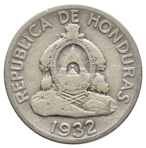 reverse: HONDURAS - 50 Centavos argento 1932