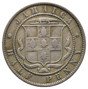 obverse: JAMAICA - Victoria queen- Half Penny 1890