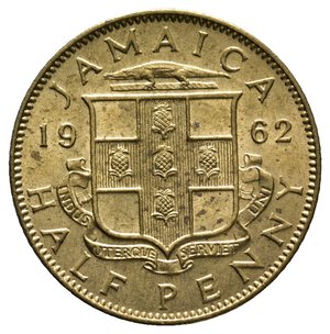 obverse: JAMAICA -  Half Penny 1962