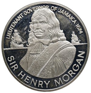 obverse: JAMAICA - 10 Dollars argento 1974