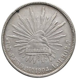 obverse: MESSICO - 1 Peso argento 1904