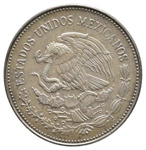 reverse: MESSICO - 25 Pesos argento 1985 Mexico 86