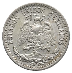 reverse: MESSICO - 20 Centavos argento 1935