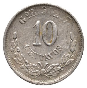 obverse: MESSICO - 10 Centavos argento 1897