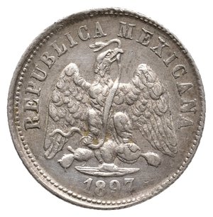 reverse: MESSICO - 10 Centavos argento 1897