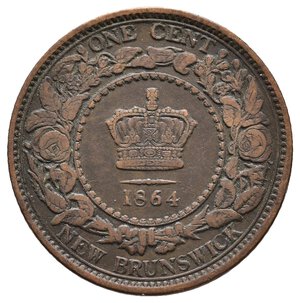 obverse: NEW BRUNSWICK - Victoria Queen - 1 Cent 1864