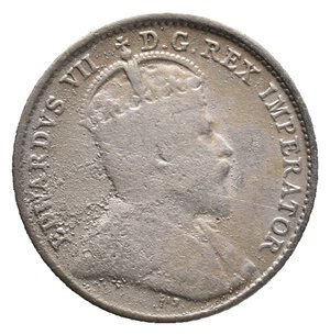 reverse: NEW FOUNDLAND - Edward VII - 5 Cents argento 1908