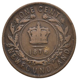 obverse: NEW FOUNDLAND - Victoria Queen - 1 Cent 1876