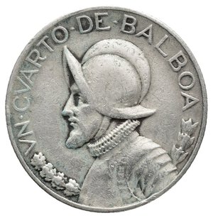 obverse: PANAMA - 1/4 De Balboa argento 1932