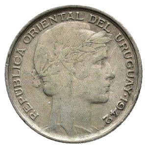 reverse: URUGUAY - 20 Centesimos argento 1942