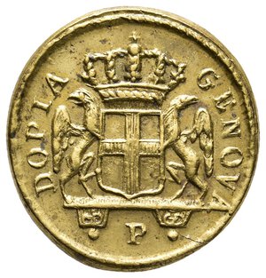 obverse: Peso Monetale Dopia di Genova