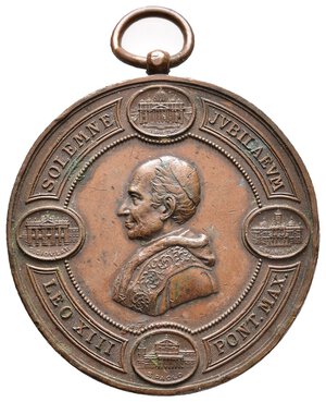 reverse: Medaglia  Devozionale Leone XIII - 1900  - Diam.47 mm