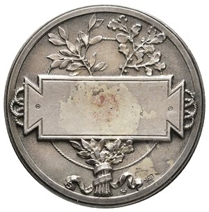 reverse: Medaglia Comune di Modena - argento diam.40 mm  tracce di colla