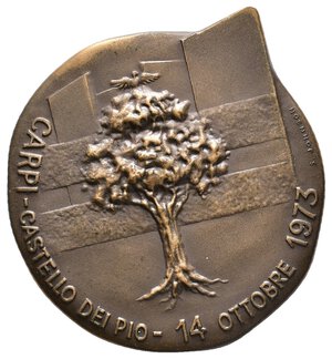 reverse: Medaglia Museo del Deportato 1973 - diam.42 mm circa
