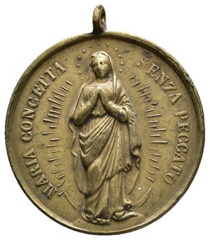 reverse: Medaglia  Devozionale  San Luigi Gonzaga - Diam.39 mm