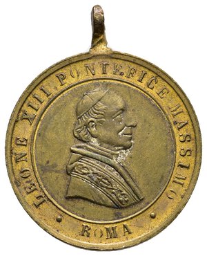 reverse: Medaglia devozionale Immacolata Concezione 1854 - diam.25 mm