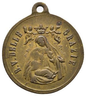 obverse: Medaglia B.V.delle Grazie - Sant Antonio  - diam.25 mm