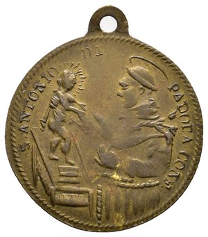 reverse: Medaglia B.V.delle Grazie - Sant Antonio  - diam.25 mm