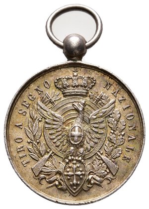 reverse: Medaglia Tiro a Segno Nazionale Pisa - argento - diam.24 mm