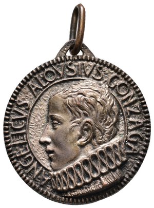 obverse: Medaglia Devozionale San Luigi Gonzaga - diam.30 mm