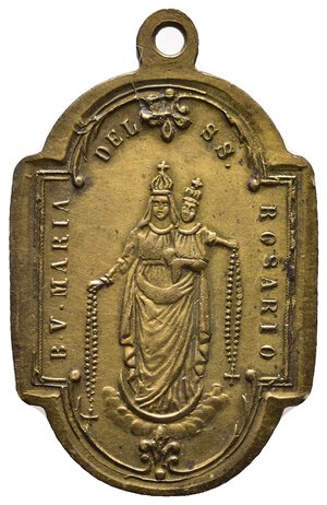 reverse: Medaglia Devozionale San Luigi Gonzaga - altezza.35 mm