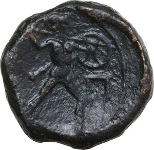 reverse: Messana.  The Mamertinoi.. AE Pentonkion, 220-200 BC