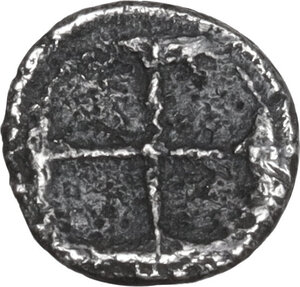 reverse: Syracuse.  Hieron I (478-466 BC).. AR Obol, c. 470 BC