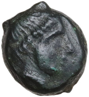 obverse: Syracuse.  Second Democracy (466-405 BC).. AE Onkia, 425-415 BC